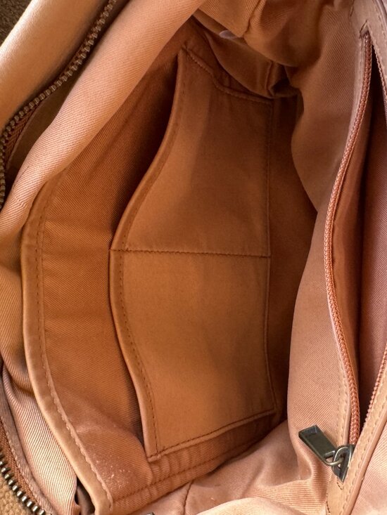 Tan Leather Backpack with Tablet Sleeve Aspen main image 8